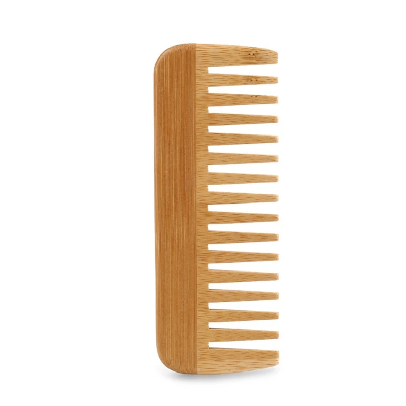 Detangling Wide Comb - Natural Bamboo Wide Toothed Comb, Hair
