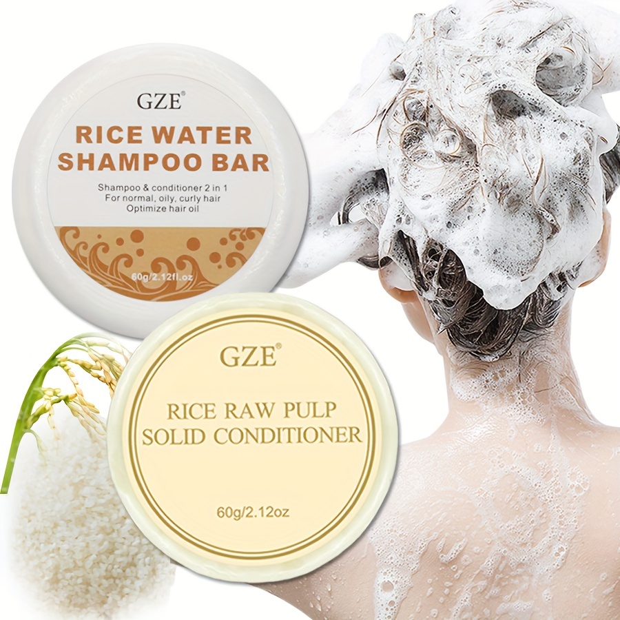 Hair Care Treatment - GZE Rice Water Shampoo Bar Soap