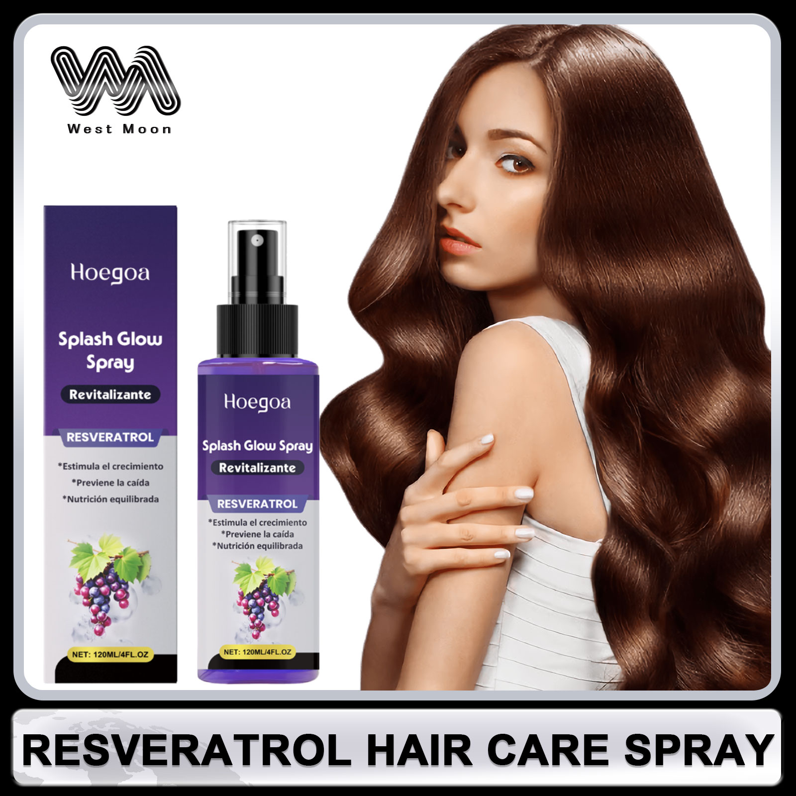 Hair Care Nature - Resveratrol Hair Care Spray Anti Baldness