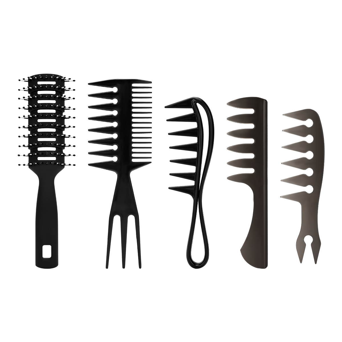 Detangling Wide Comb - 2/3/4/5Pcs Wide Tooth Curl Comb Detangling