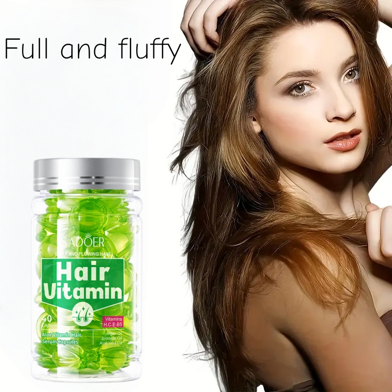 Hair Care Vitamin E - 40Pcs Aloe Vera Vitamin Hair Care