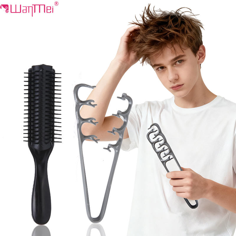 2Pcs 9-Rows Detangling Massage - Detangling Wide Comb ulasan dan harga