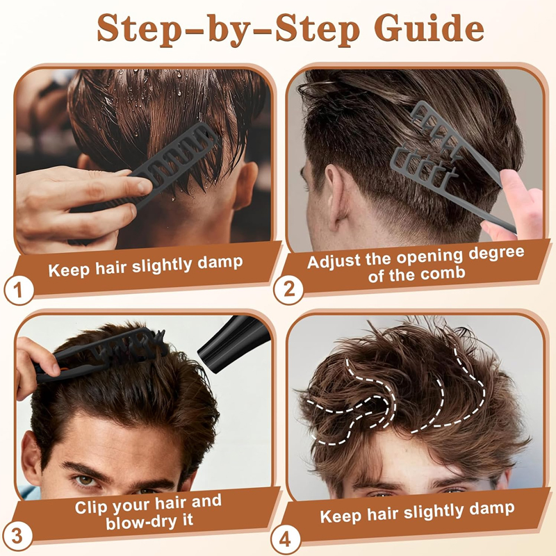 2Pcs 9-Rows Detangling Massage - Detangling Wide Comb ulasan dan harga