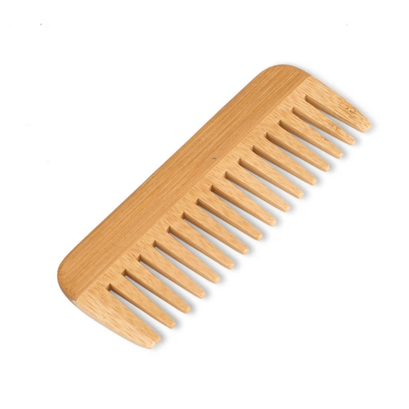 Natural Bamboo Wide Toothed Co - Detangling Wide Comb ulasan dan harga