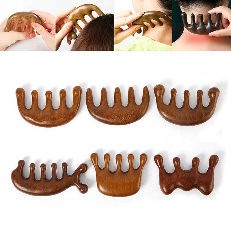 Wood Therapy Massage Comb Head - Detangling Wide Comb ulasan dan harga