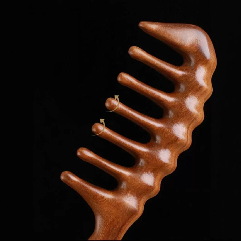 Natural Sandalwood Hair Combs  - Hair Care Gift ulasan dan harga