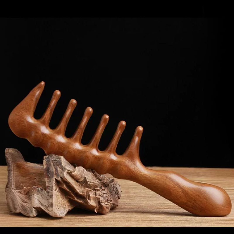 Natural Sandalwood Hair Combs  - Hair Care Gift ulasan dan harga