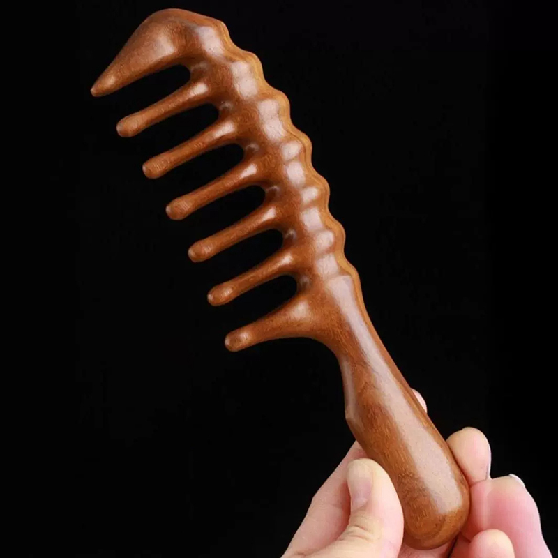 Natural Sandalwood Hair Combs  - Hair Care Gift ulasan dan harga