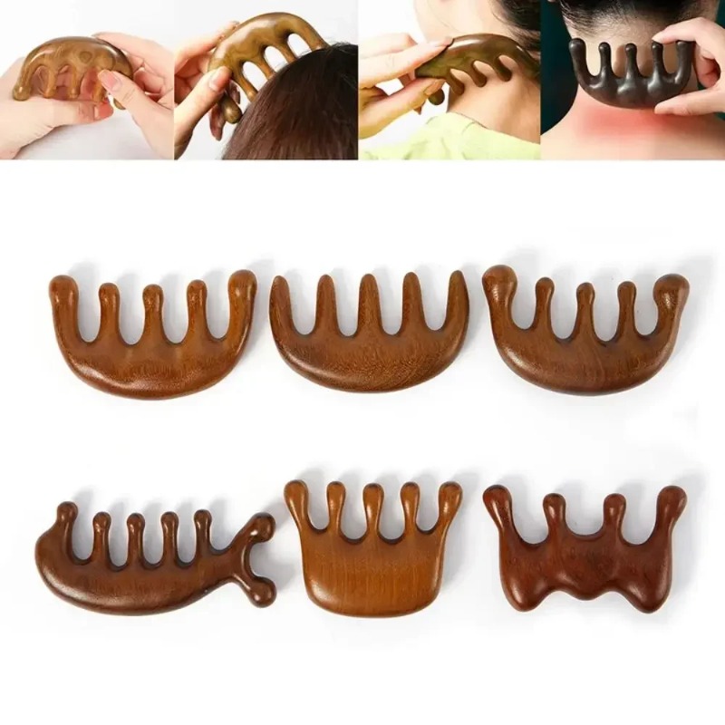 Gua Sha Massage Comb Wide Toot - Detangling Wide Comb ulasan dan harga