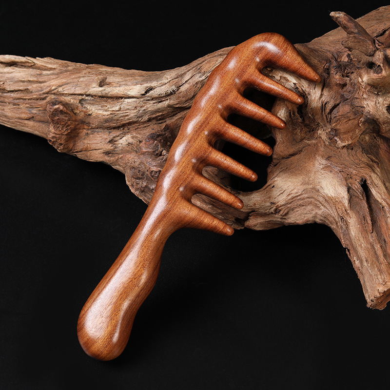 Natural Sandalwood Hair Combs  - Hair Care Gift ulasan dan harga