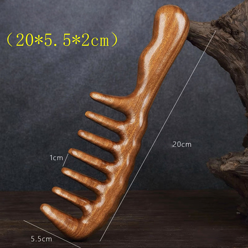 Natural Sandalwood Hair Combs  - Hair Care Gift ulasan dan harga