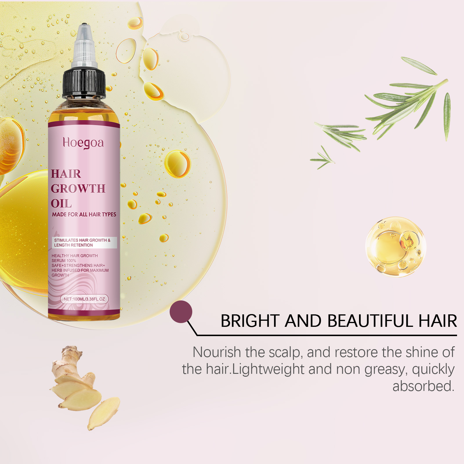 Hair Growth Oil Repair Split E - Hair Care Treatment ulasan dan harga