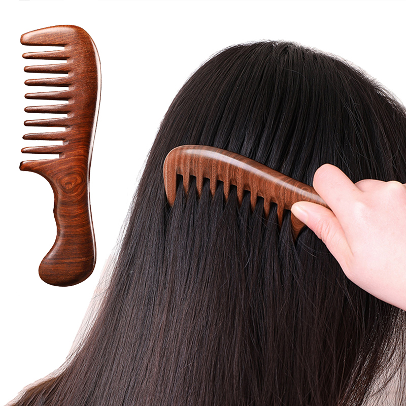 Natural Sandalwood Hair Combs  - Hair Care Gift ulasan dan harga