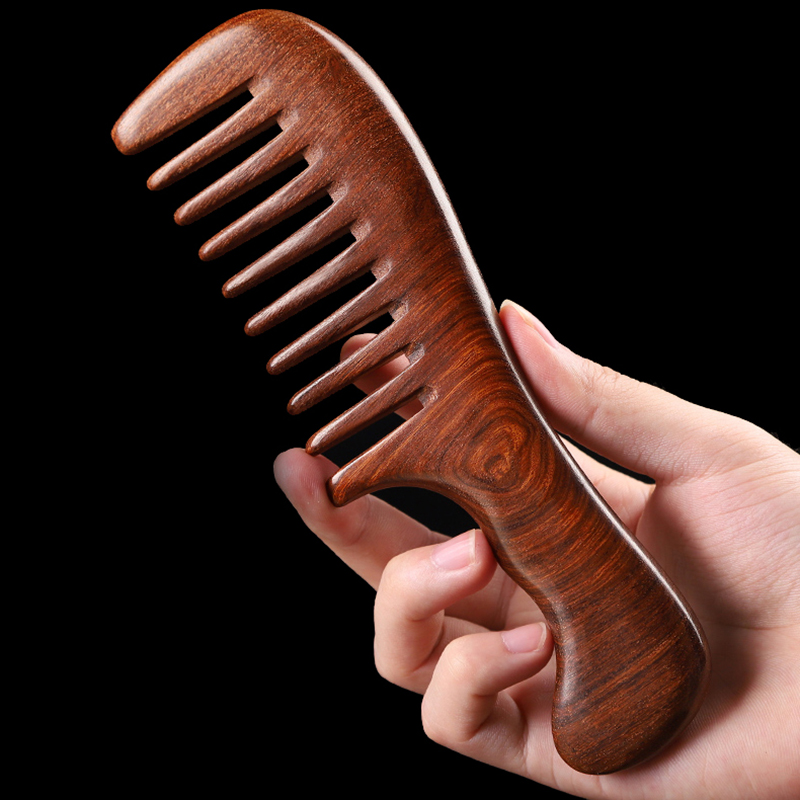 Natural Sandalwood Hair Combs  - Hair Care Gift ulasan dan harga