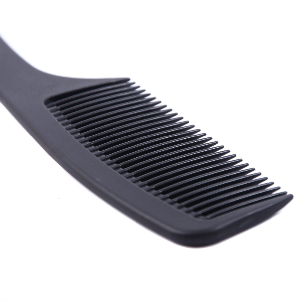 1PCS Teeth Black Plastic Heat- - Detangling Wide Comb ulasan dan harga