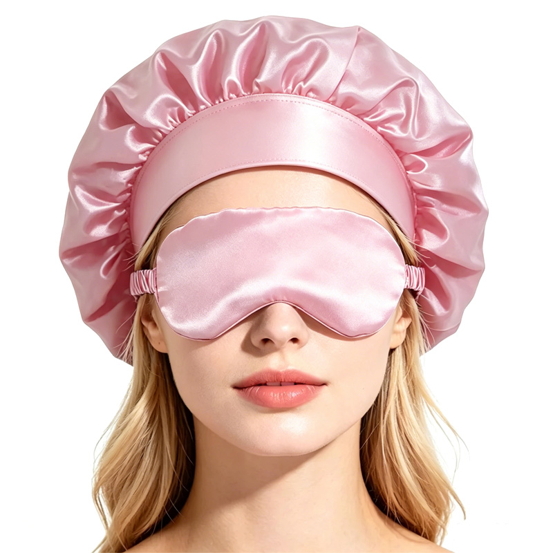  Satin Bonnet Sleep Eye Mask  - Hair Care Treatment ulasan dan harga