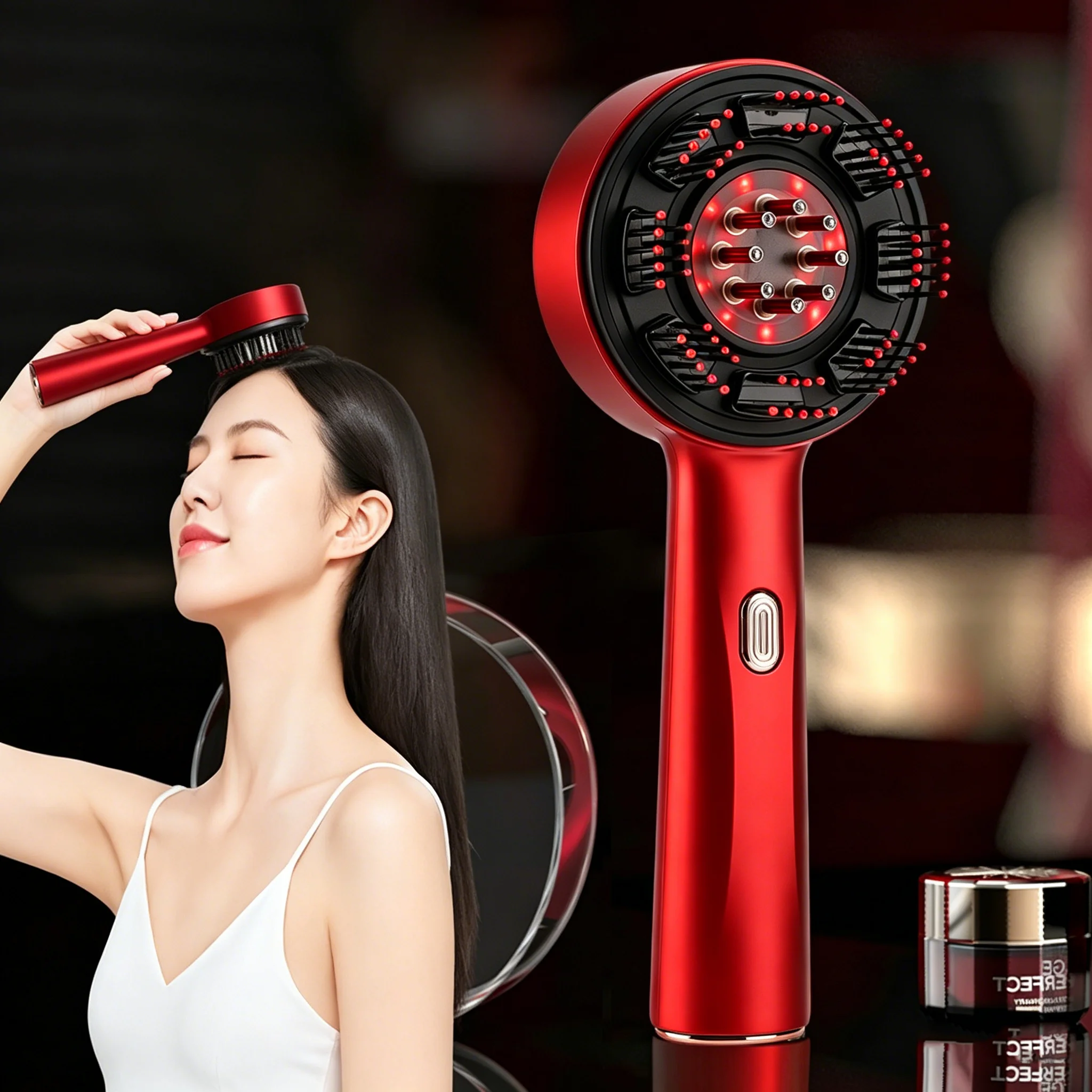 Electric Massage Comb Portable - Hair Care For Hair Loss ulasan dan harga