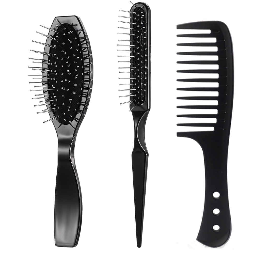 Wig Brush Set,  Loop Wig Brush - Detangling Wide Comb ulasan dan harga