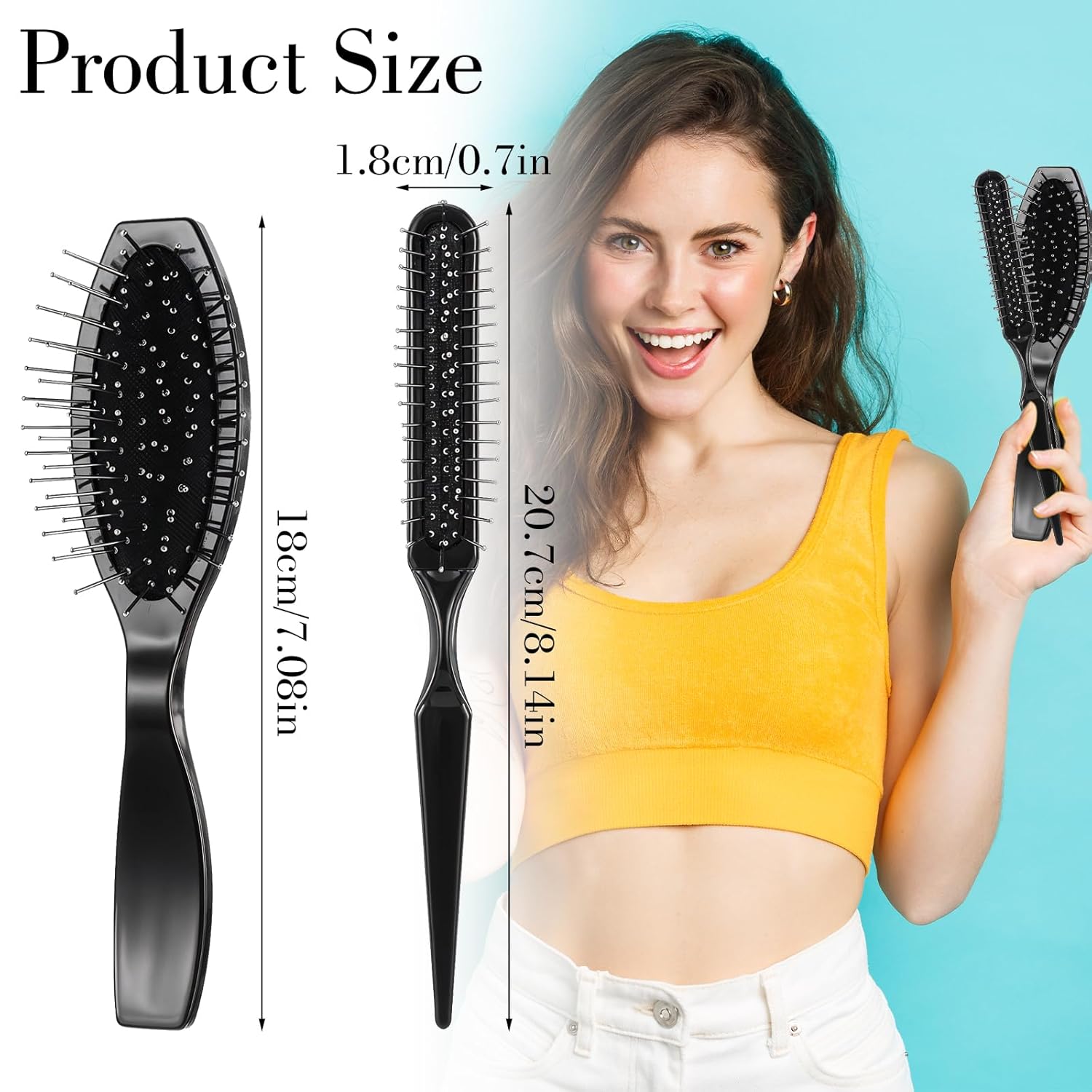 Wig Brush Set,  Loop Wig Brush - Detangling Wide Comb ulasan dan harga