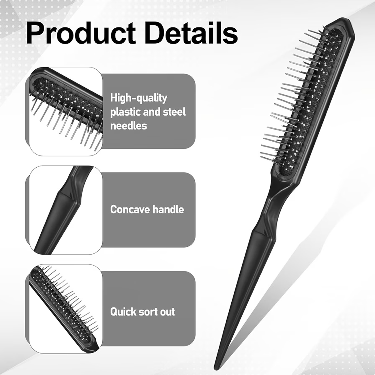 2pcs Small Wide Tooth Comb Set - Detangling Wide Comb ulasan dan harga