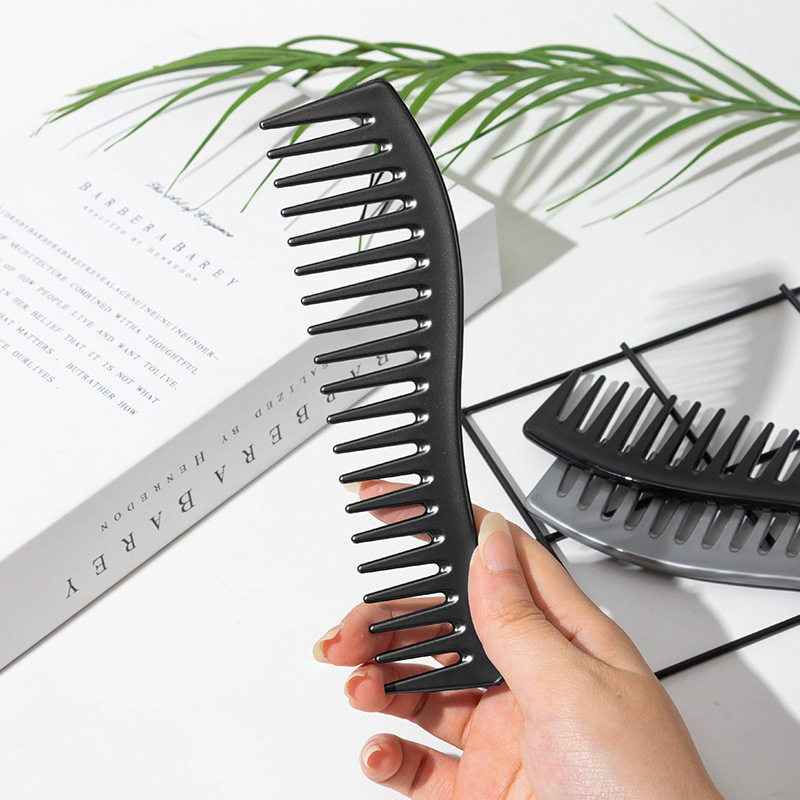 Curved Shark Tooth Wide Tooth  - Detangling Wide Comb ulasan dan harga