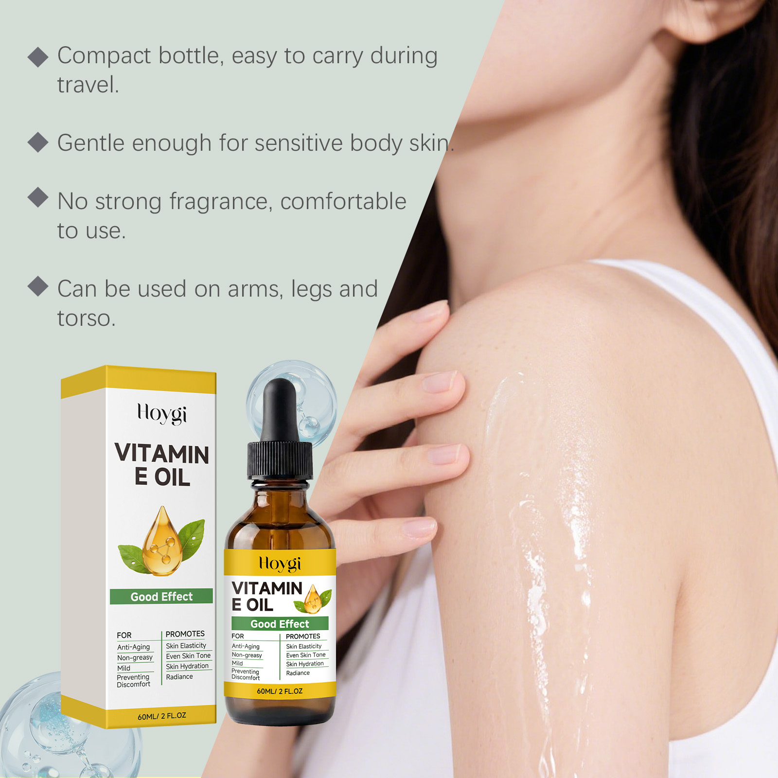 Vitamin E Oil Moisturizing Fir - Hair Care Vitamin E ulasan dan harga