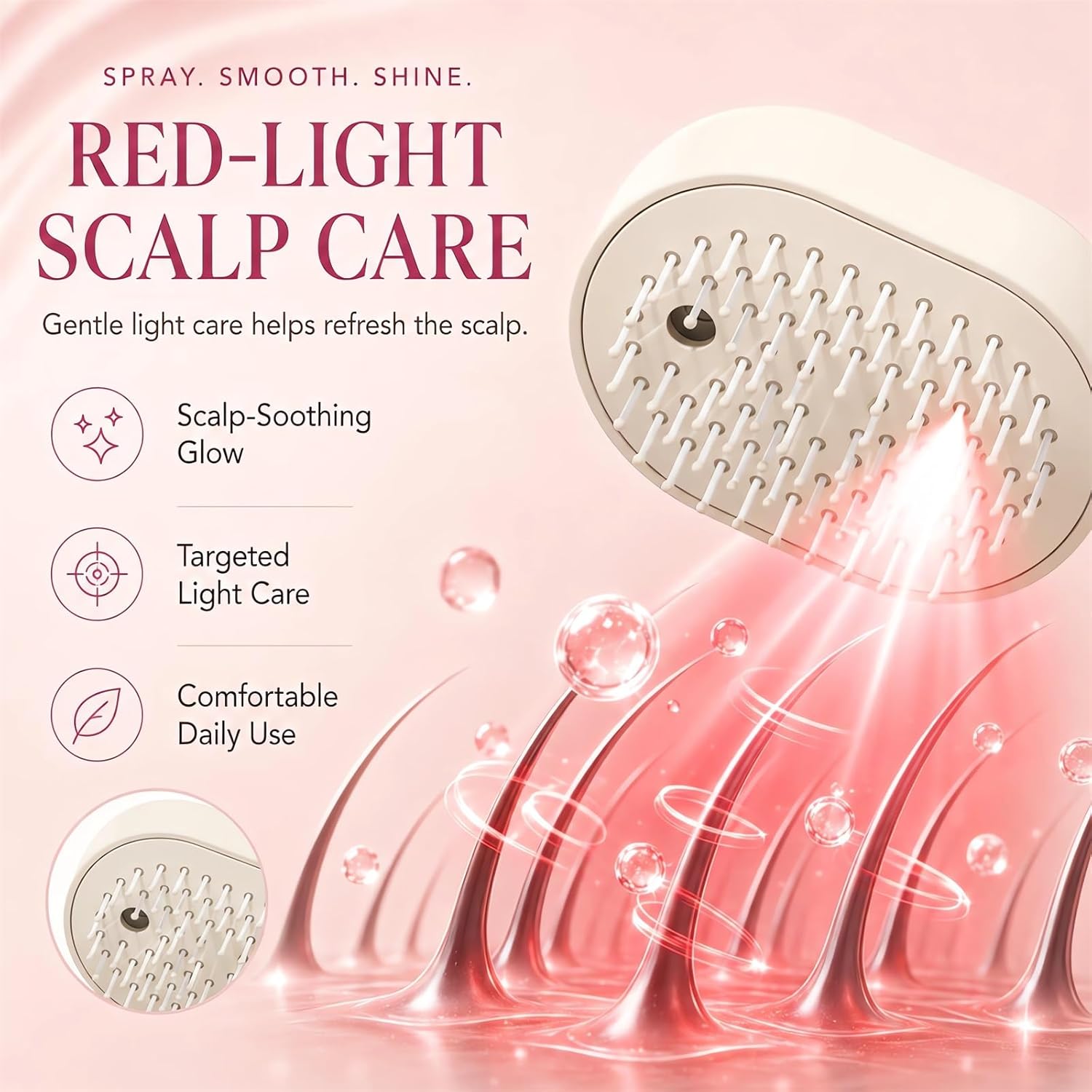 Multifunctional Massage Comb,E - Hair Care Gift ulasan dan harga