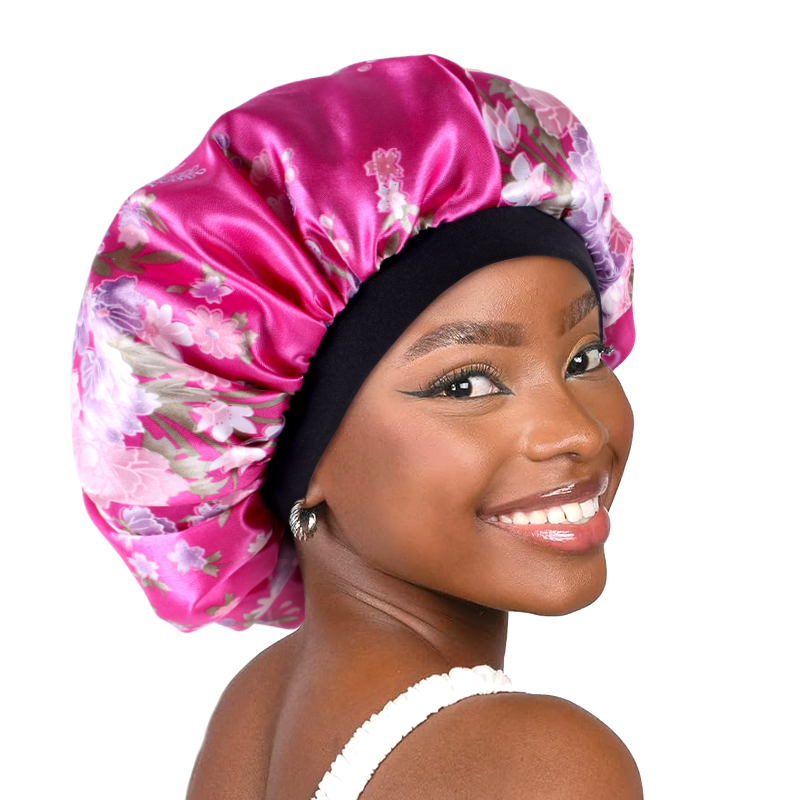 Women Satin Bonnet Elastic Wid - Hair Care For Hair Loss ulasan dan harga