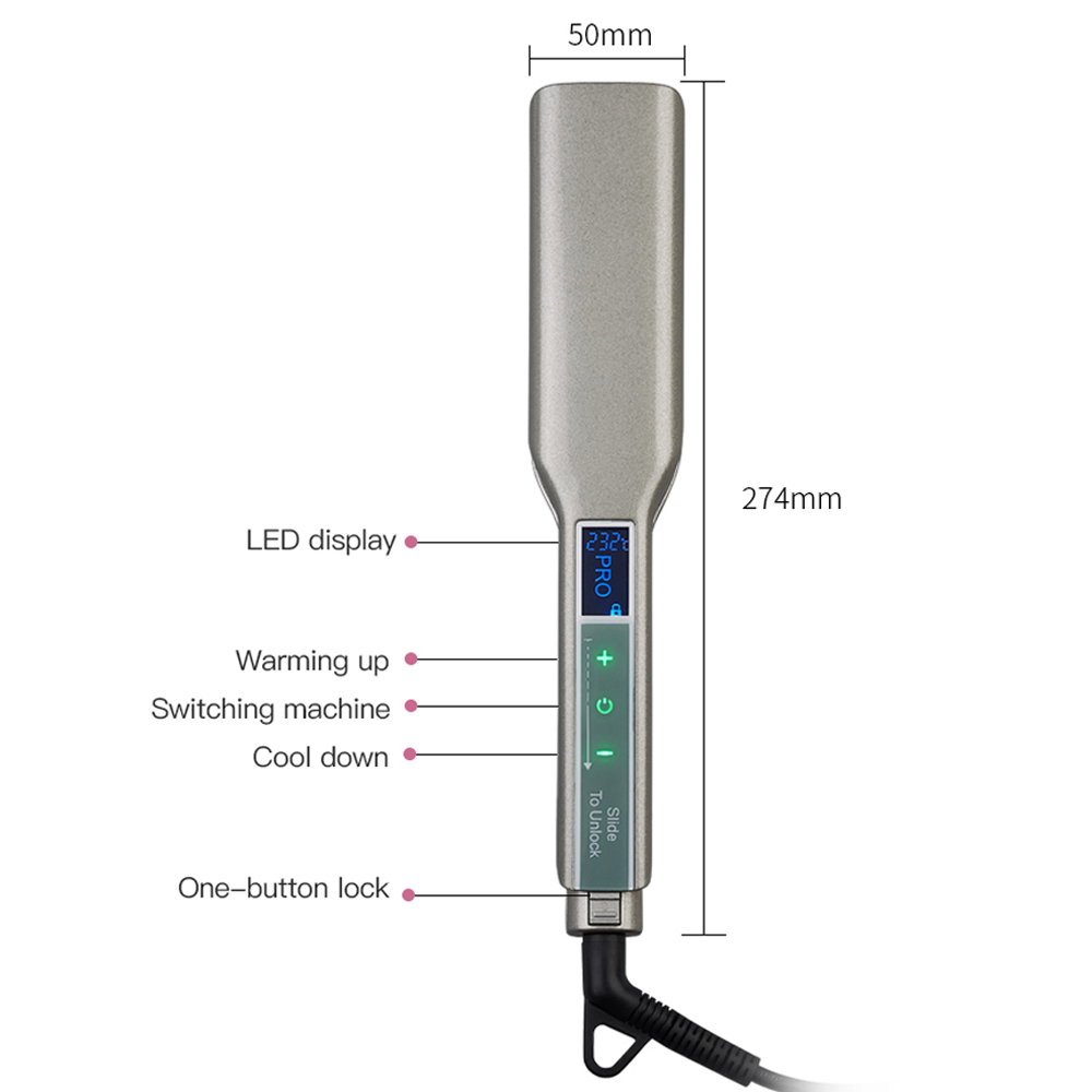 Hair Straightener Smart Touch  - Detangling Wide Comb ulasan dan harga