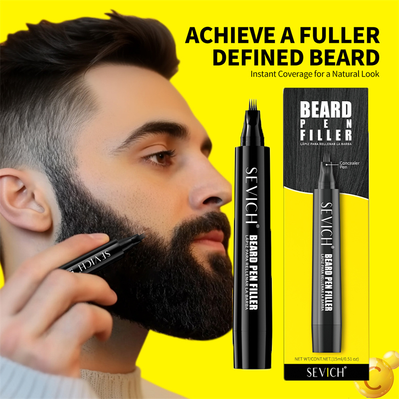 Black Beard Filler Pen for Men - Hair Care Vitamin E ulasan dan harga
