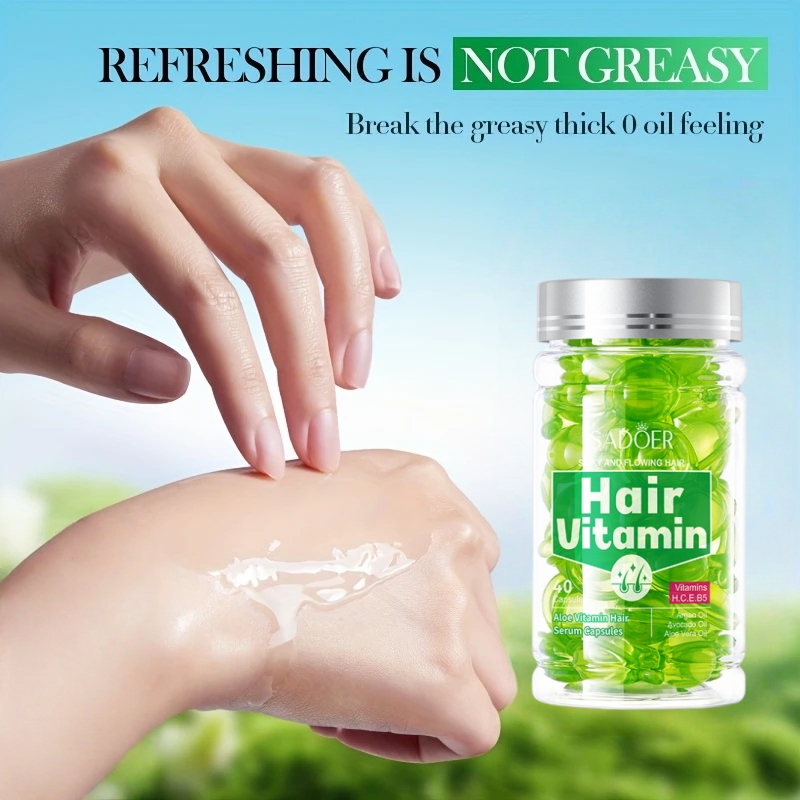 40Pcs Aloe Vera Vitamin Hair C - Hair Care Vitamin E ulasan dan harga