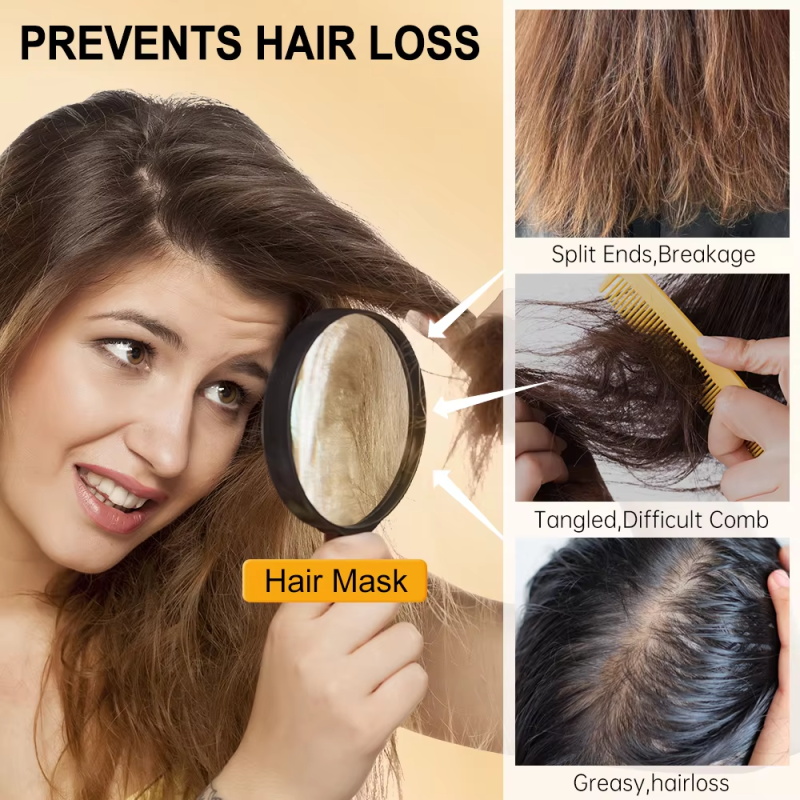 Rice Magical Keratin Hair Mask - Hair Care For Dry And Frizzy Hair ulasan dan harga