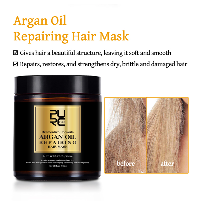 PURC 250g Morocco Argan Oil Ha - Hair Care Vitamin E ulasan dan harga
