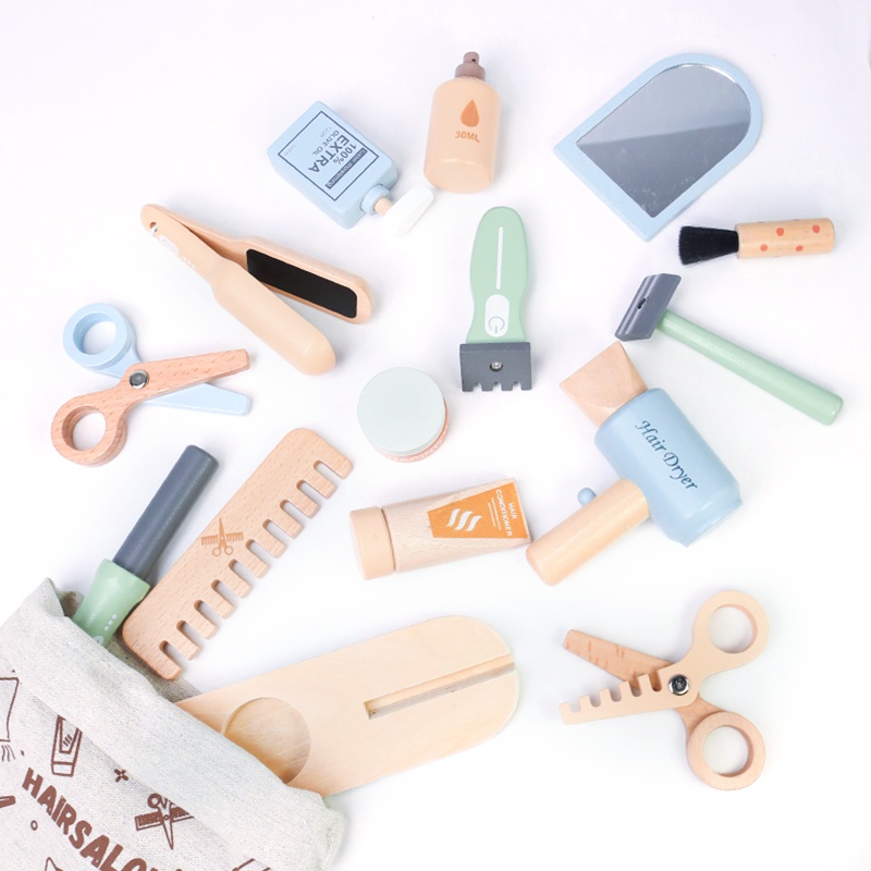 Wooden Pretend Hairdressing Ma - Hair Care Gift ulasan dan harga