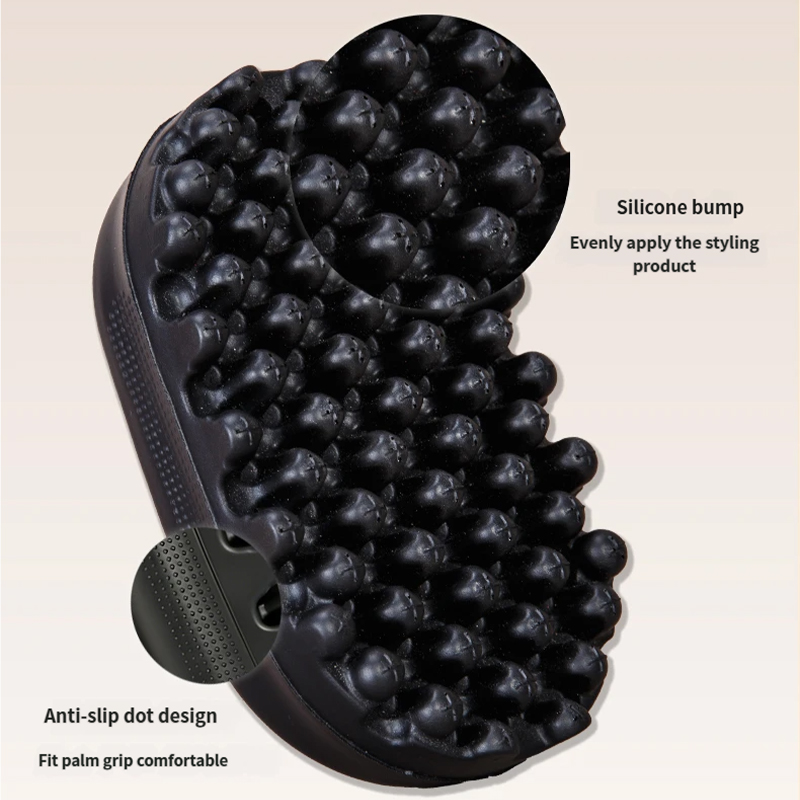 Silicone Magic Twist Hair Brus - Detangling Wide Comb ulasan dan harga