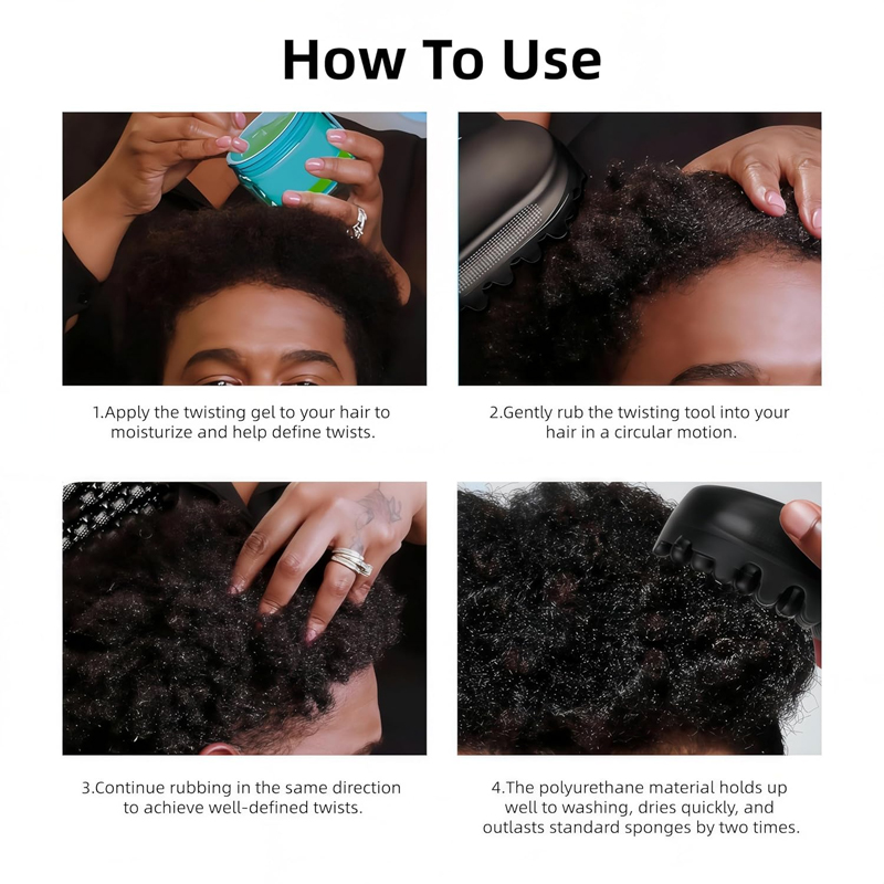 Silicone Magic Twist Hair Brus - Detangling Wide Comb ulasan dan harga